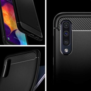 Spigen Rugged Armor Designed for Samsung Galaxy A50 / A50s / A30s Case (2019) - Matte Black