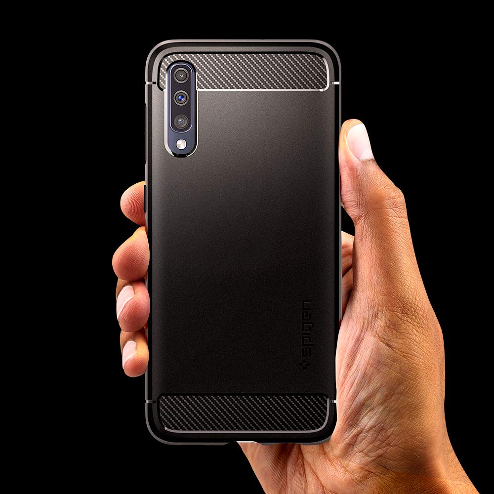 Spigen Rugged Armor Designed for Samsung Galaxy A50 / A50s / A30s Case (2019) - Matte Black