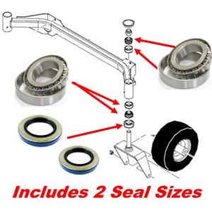 HD Switch Fork Bearing Seal Caster Rebuild Kit Replaces Toro Z Grandstand Grand Stander Series