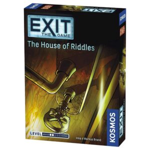 the house of riddles | exit: the game - a kosmos game from thames & kosmos | family-friendly, card-based at-home escape room experience for 1 to 4 players, ages 10+, multi-colored