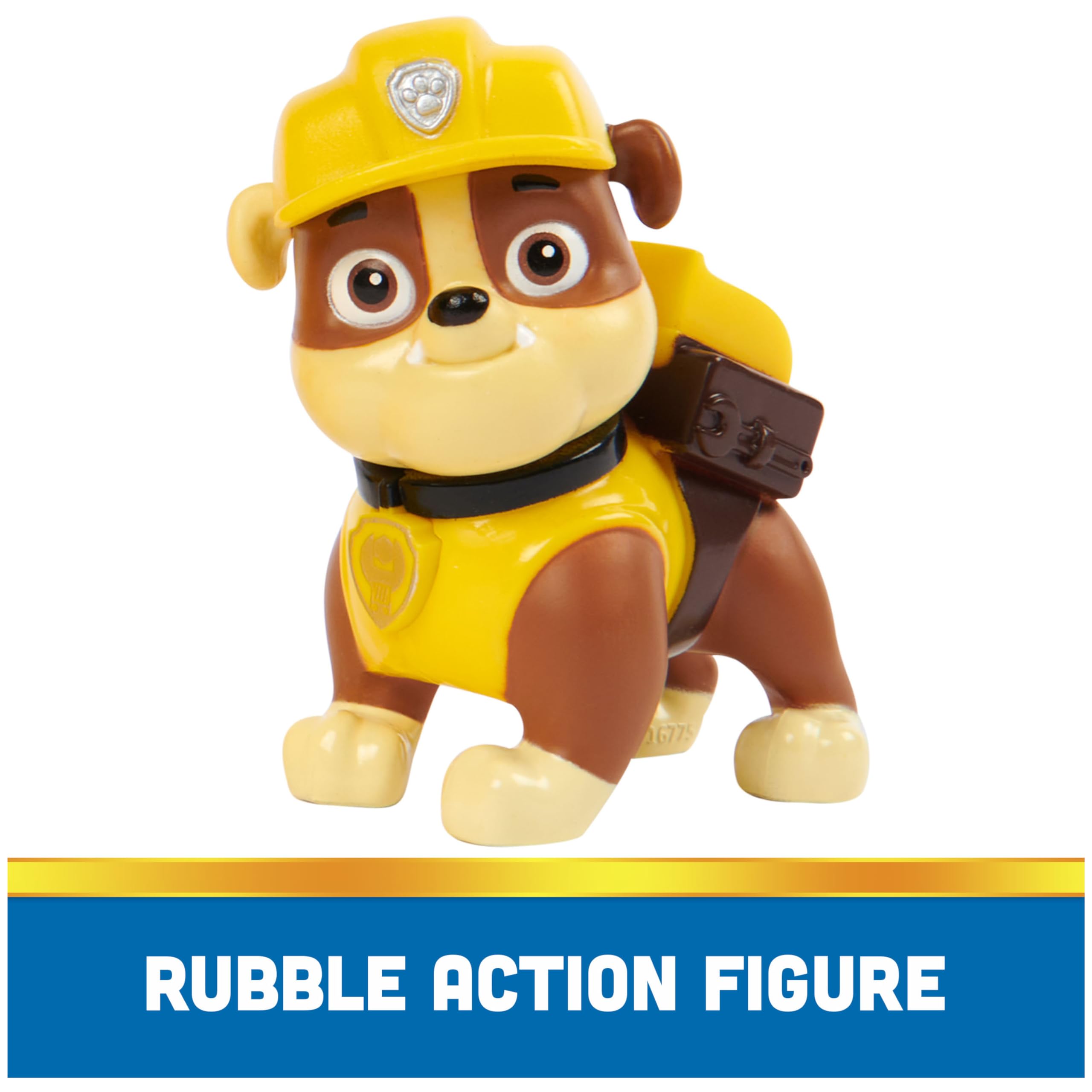 Paw Patrol, Rubble’s Bulldozer, Toy Vehicle with Collectible Action Figure, Sustainably Minded Kids Toys for Boys & Girls Ages 3 and Up