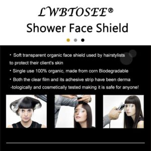 LWBTOSEE Disposable Plastic Eye Shield,For Microblading, Permanent Makeup,Eyelash Extensions, Eyes Cataract Surgery, For Eyes And Eyebrows-100pcs/pack