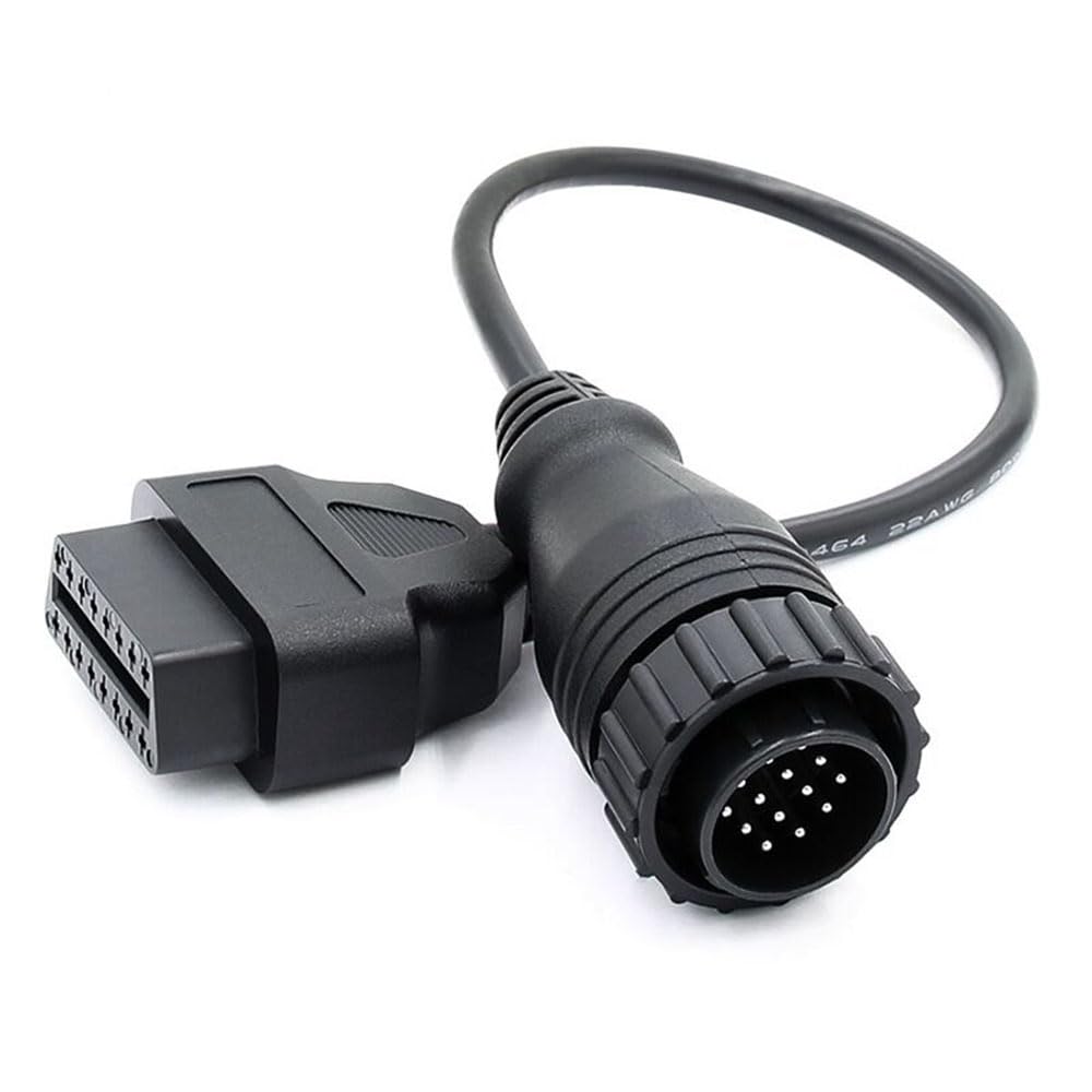 E-Car Connection 14 Pin to 16 Pin OBDII Cable Male to Female Adapter Car Diagnostic OBD2 Cord for Mercedes Benz Sprinter