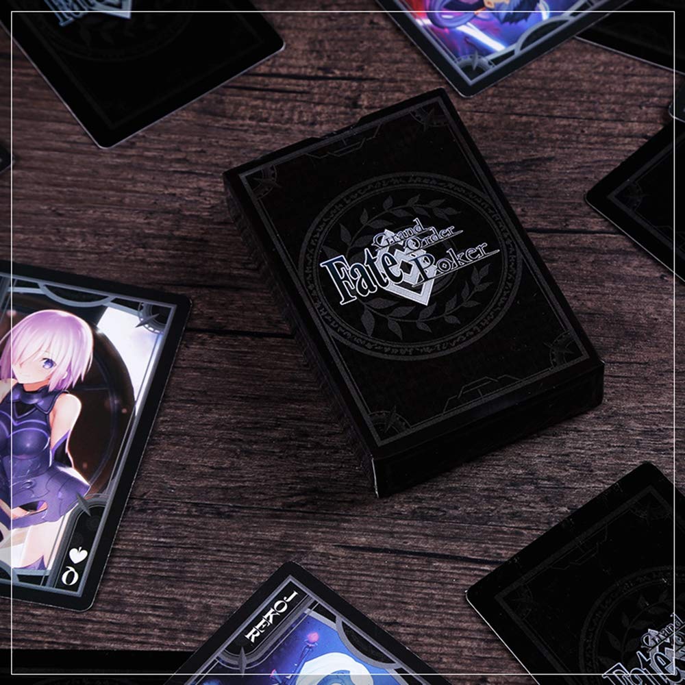 MH MGFHOME Table Gaming FGO Poker Chips Playing Game Card Anime Fate Grand Order 57X87MM Saber