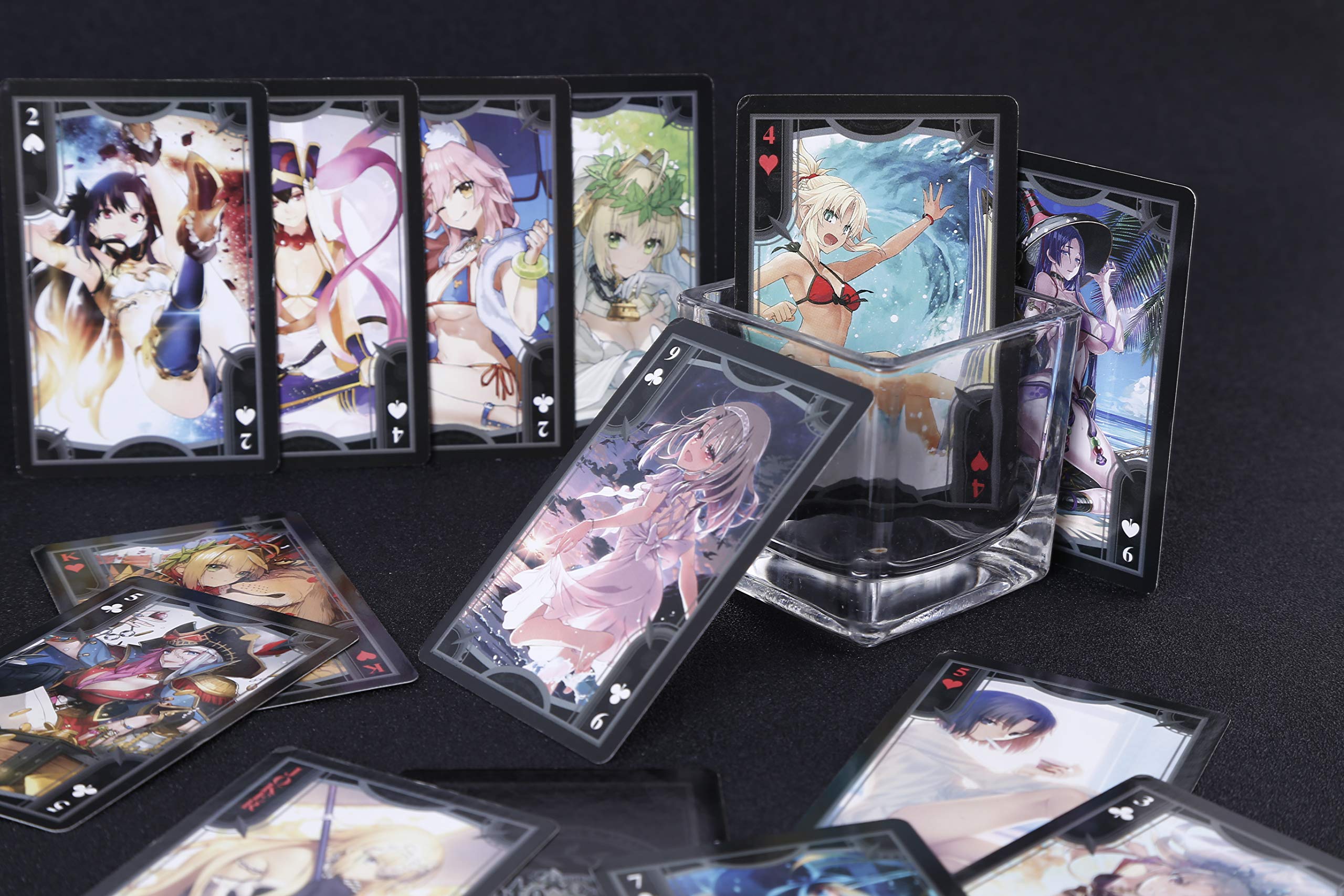 MH MGFHOME Table Gaming FGO Poker Chips Playing Game Card Anime Fate Grand Order 57X87MM Saber