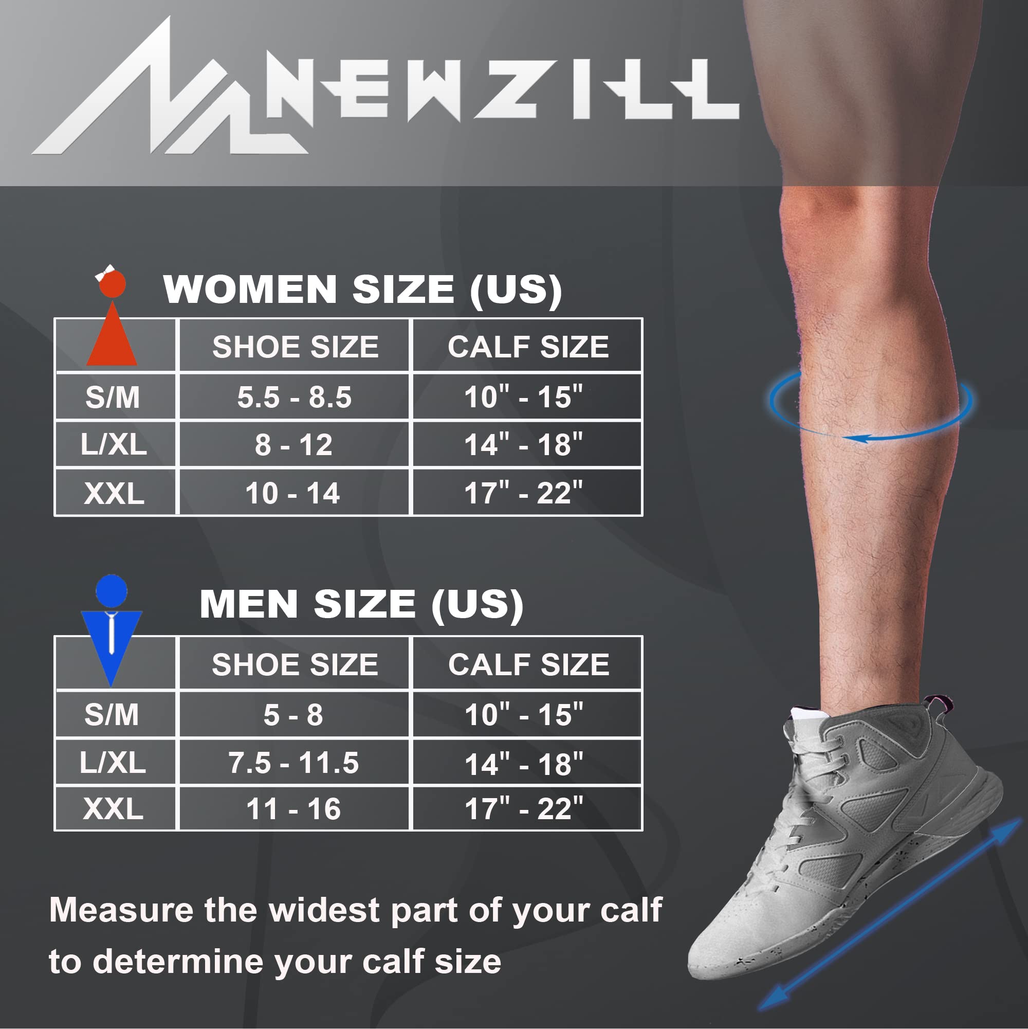 NEWZILL Medical Compression Socks for Women and Men Circulation 20-30 mmHg Best Compression Stockings for Running Athletic Travel Flight Nurses Yellow/Green/Red