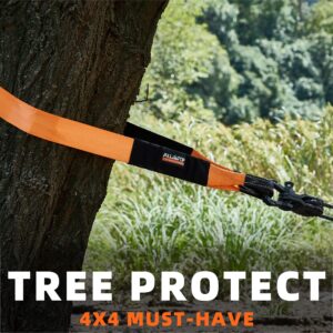 ALL-TOP Tree Saver Strap 3in x 8ft Certified 36000Lbs Break Strength, Emergency Recovery Tow Strap Winch Extension Rope with Oversize Carry Bag