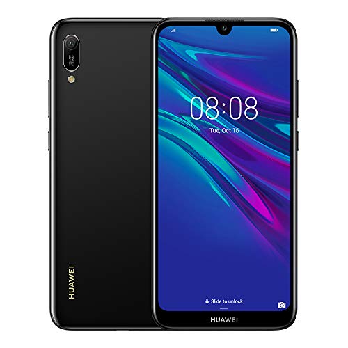 HUAWEI Y6 (2019) Single-SIM 32GB Factory Unlocked 4G/LTE Smartphone (Midnight Black) - International Version