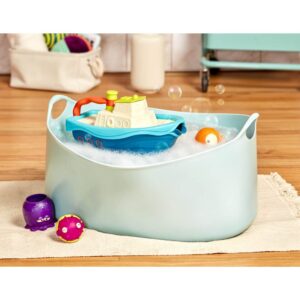 B. toys- Off the Hook- Water Play Bath & Beach Toy Boat with Squirting Toys & Hidden Storage Compartment- Baby Toys – 6 Months