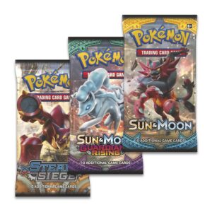 Pokemon TCG: Sun & Moon Luxury Ball Tin - 4 Booster Pack with 1 Coin