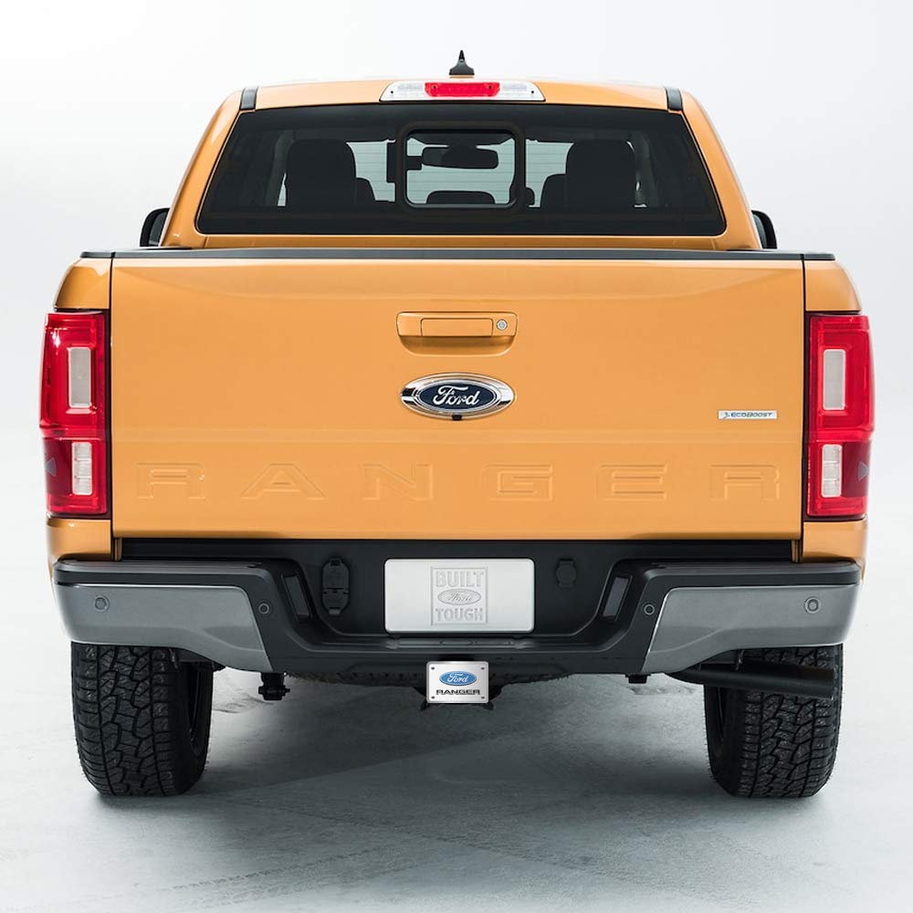 iPick Image Made for Ford Ranger 3D Logo Brushed 3/8" Thick Billet Aluminum 2 inch Tow Hitch Cover