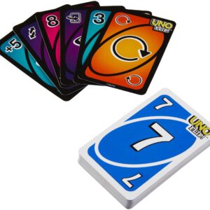 Mattel Games UNO Flip! Card Game for Kids, Adults & Family Night with Double-Sided Cards in Collectible Storage Tin (Amazon Exclusive)