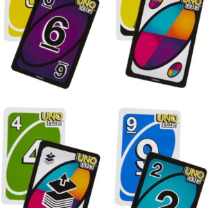 Mattel Games UNO Flip! Card Game for Kids, Adults & Family Night with Double-Sided Cards in Collectible Storage Tin (Amazon Exclusive)