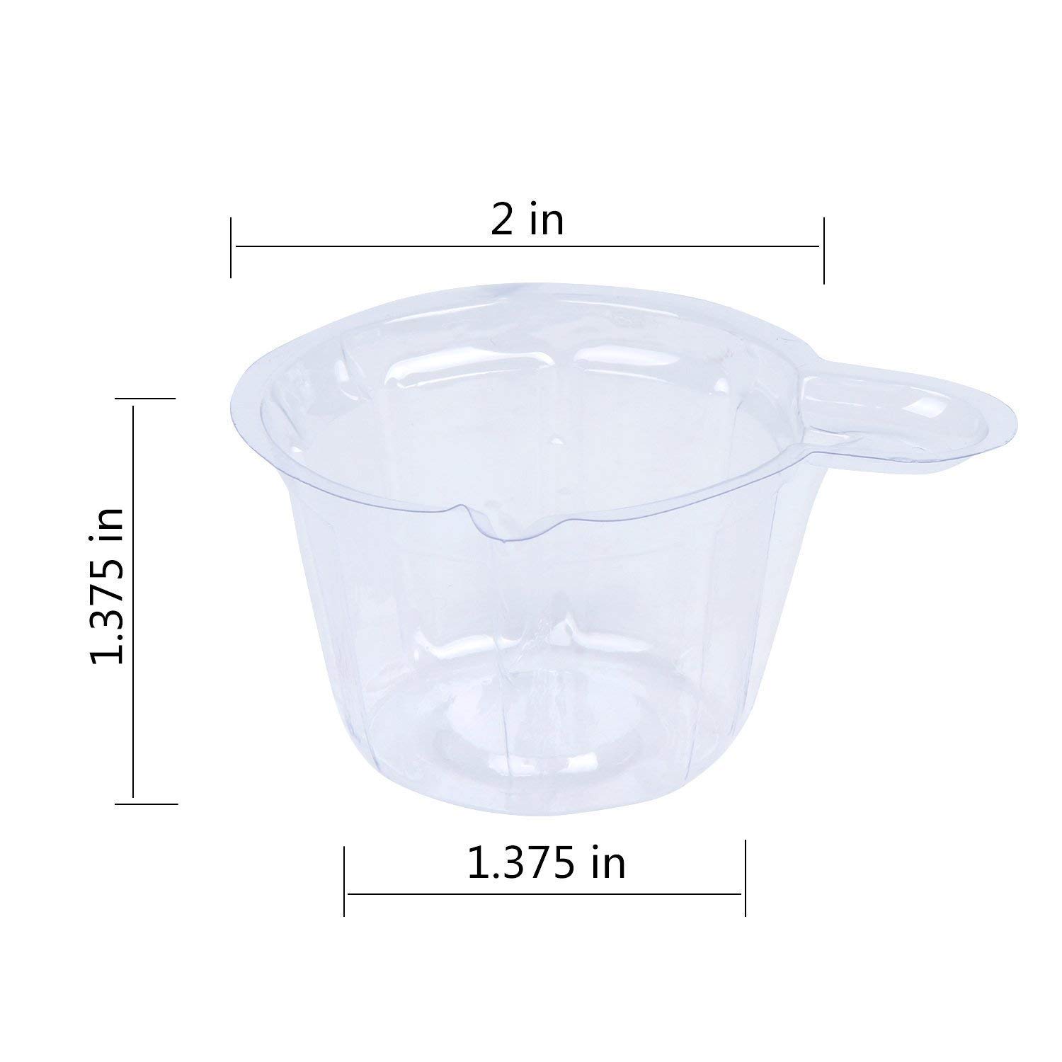 XIPEGPA 150 Pack 40ml Urine Cups Plastic Disposable Easy to Collect Urine Specimen Cups for Pregnancy Test/Ovulation Test/pH Test (Transparent)