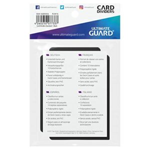 5 Packs Ultimate Guard Black Card Dividers (10) Standard Size Value Bundle!