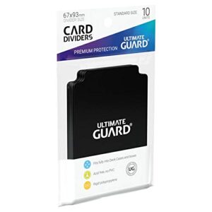 5 Packs Ultimate Guard Black Card Dividers (10) Standard Size Value Bundle!