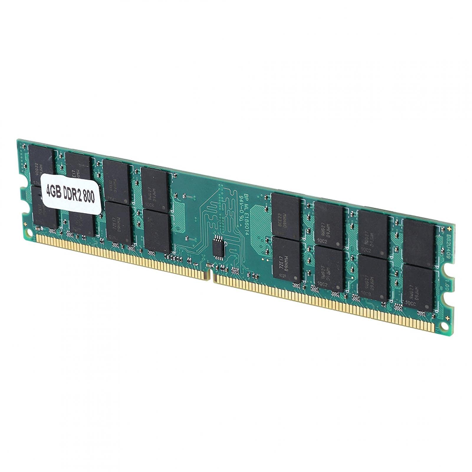 Ciglow DDR2 RAM Module, 4GB 800MHz 240 Pin DDR2 Memory Module Fast Data Transmission RAM DDR2 Module Desktop Memory RAM Module for AMD System.