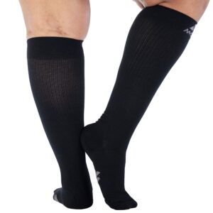 Mojo Compression Socks Premier Socks - Premium Recovery & Performance, 20-30 mmHg Coolmax Material - Medical Grade for Men & Women - Enhance Circulation & Decrease Swelling - 1 Pair