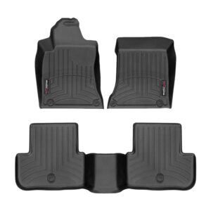 WeatherTech Custom Fit FloorLiners for Infiniti QX30-1st & 2nd Row (44974-1-2), Black