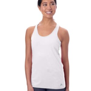 Arctic Cool Women's Tank Instant Cooling Moisture Wicking Performance UPF 50+ Tank Top | Lightweight Breathable Tank for Running, Workout, Exercise, Yoga, Fishing, Arctic White, L