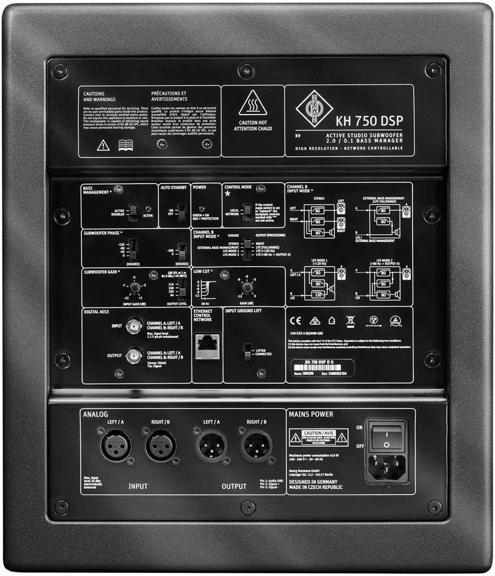 Neumann KH 750 10 Inches Powered Studio Subwoofer