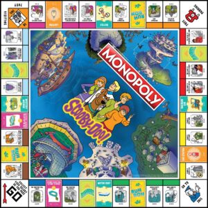 Monopoly Scooby-Doo! Board Game | Official Scooby-Doo! Merchandise Based on The Popular Scooby-Doo! Cartoon | Classic Monopoly Game Featuring Scooby-Doo! Characters