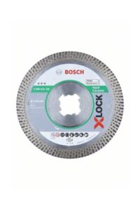 bosch professional 2608615135 diamond cutting disc best for hard ceramic x-lock diameter 125 mm bore diameter 22.23 mm