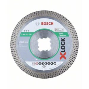 Bosch Professional 2608615135 Diamond Cutting Disc Best for Hard Ceramic X-Lock Diameter 125 mm Bore Diameter 22.23 mm