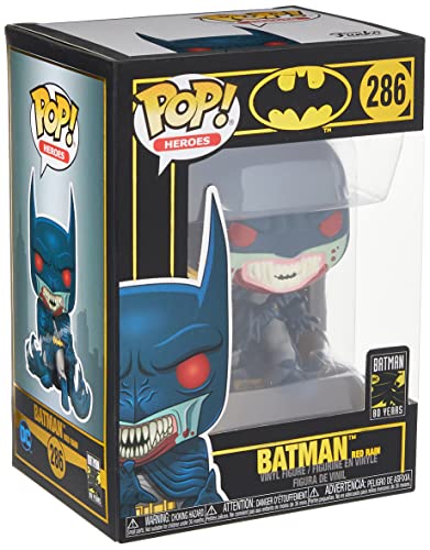 Funko 37253 POP Vinyl: Heroes 80th-Red Rain Batman (1991) Collectible Figure, Multicolour, us one-Size