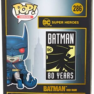 Funko 37253 POP Vinyl: Heroes 80th-Red Rain Batman (1991) Collectible Figure, Multicolour, us one-Size