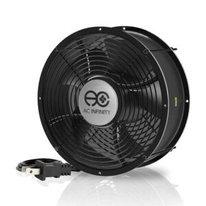 ac infinity axial 2589, muffin fan 10", 120v ac Ø254mm x 89mm high speed, for diy cooling ventilation exhaust projects