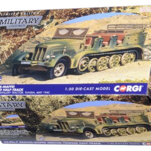 Corgi Diecast Sd Kfz 7 Krauss-Maddei Medium Towing Half-Track 1:50 Military Legends WWII Display Model AA60013 (CC60013)