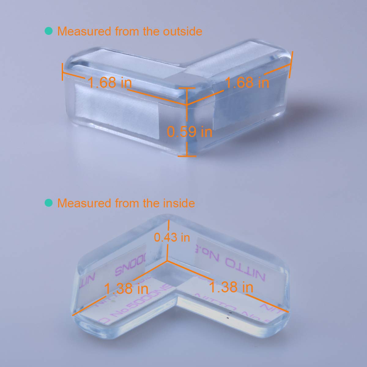 Glass Table Corner Protectors Baby Clear(12 Pack),Corner Guards Edge Bumpers,High Resistant Adhesive,Corner Protector for Furniture,Bed,Dressers,Cabinets,Entertainment Centers,Keep Baby and Kids Safe.