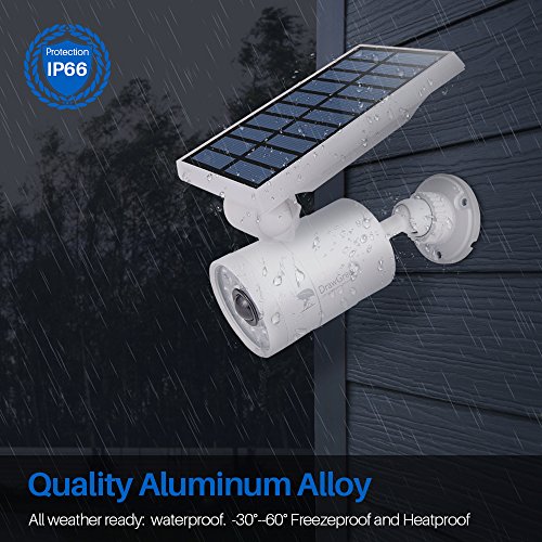 Solar Motion Sensor Light Outdoor of 2, 1400-Lumen 9W(110W Equ.) Aluminum Solar Flood Security Emergency Spotlights for Yard Fence House Patio Stairs Trees Garden, 100-Week 100% Free Replacement