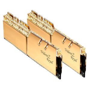 G.Skill 32GB DDR4 Trident Z Royal Gold 3200Mhz PC4-25600 CL16 1.35V Dual Channel Kit