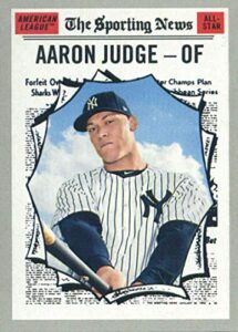 2019 topps heritage #356 aaron judge new york yankees baseball card