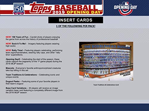 Topps 2019 Opening Day Baseball Retail Value Box