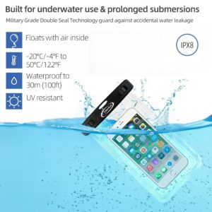 AiRunTech Waterproof Phone Pouch, Waterproof Cell Phone Dry Bag Compatible for iPhone 14 13 12 Pro Max Plus Cellphone Up to 7.0'' Large Waterproof Phone Case -3Pack REGULAR SETS