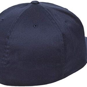 Flexfit Men's On Field Pro-Baseball Cap, Navy, Small-Medium