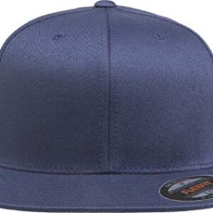 Flexfit Men's On Field Pro-Baseball Cap, Navy, Small-Medium