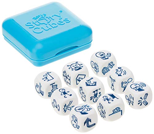 Rory's Story Cubes Actions (Eco-Blister) | Storytelling Game for Kids and Adults | Fun Family Game | Creative Kids Game | Ages 6 and up | 1+ Players | Average Playtime 10 Minutes | Made by Zygomatic