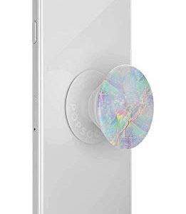 PopSockets Phone Grip with Expanding Kickstand, Marble PopGrip - Opal