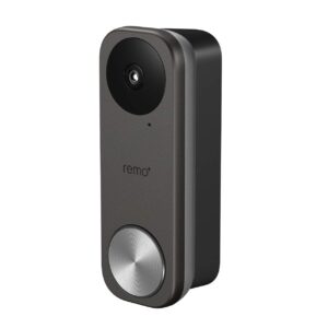 Remo+ RemoBell S WiFi Video Doorbell Camera with HD Video, Motion Sensor, 2-Way Talk, and Alexa Enabled (No Monthly Fees) (Free Cloud Storage)