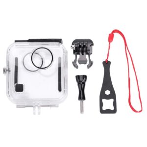 waterproof housing case, 45m underwater protective diving case housing shell replacement cover for gopro fusion