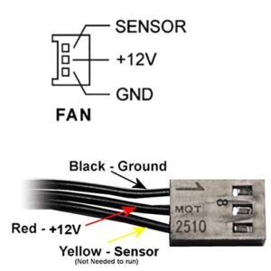 Coolerguys 12vDC Waterproof IP67 Fan (High Speed, 120x38mm)