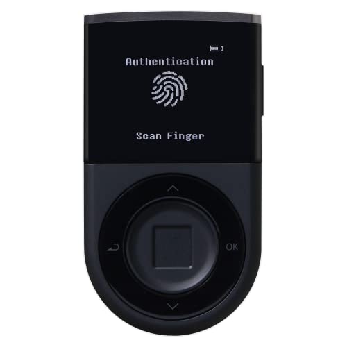 D'CENT Biometric Cold Wallet – Your keys, Your cryptos – Fingerprint authentication