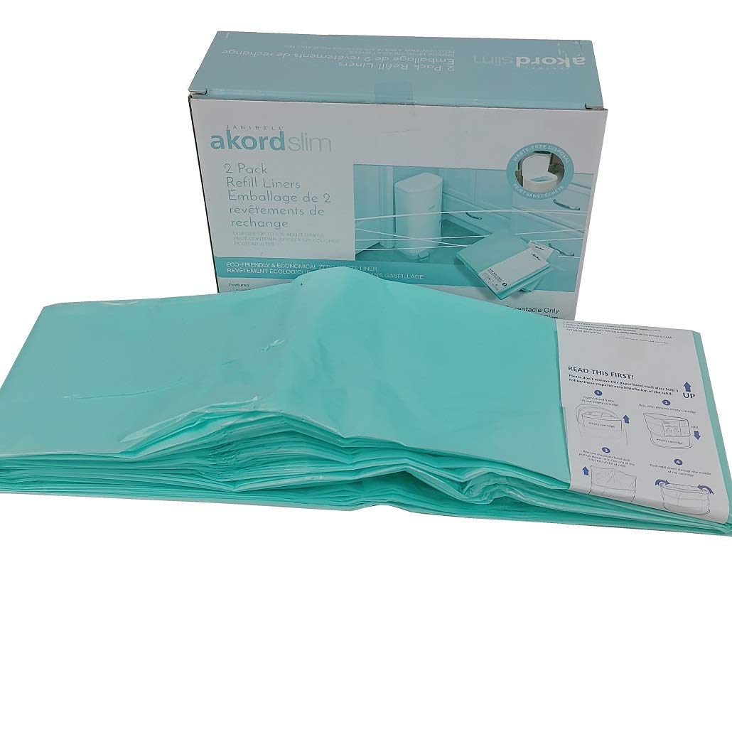 Akord 4-Pack Liner Refills For 280 Slim Model (2 Packages of 2)