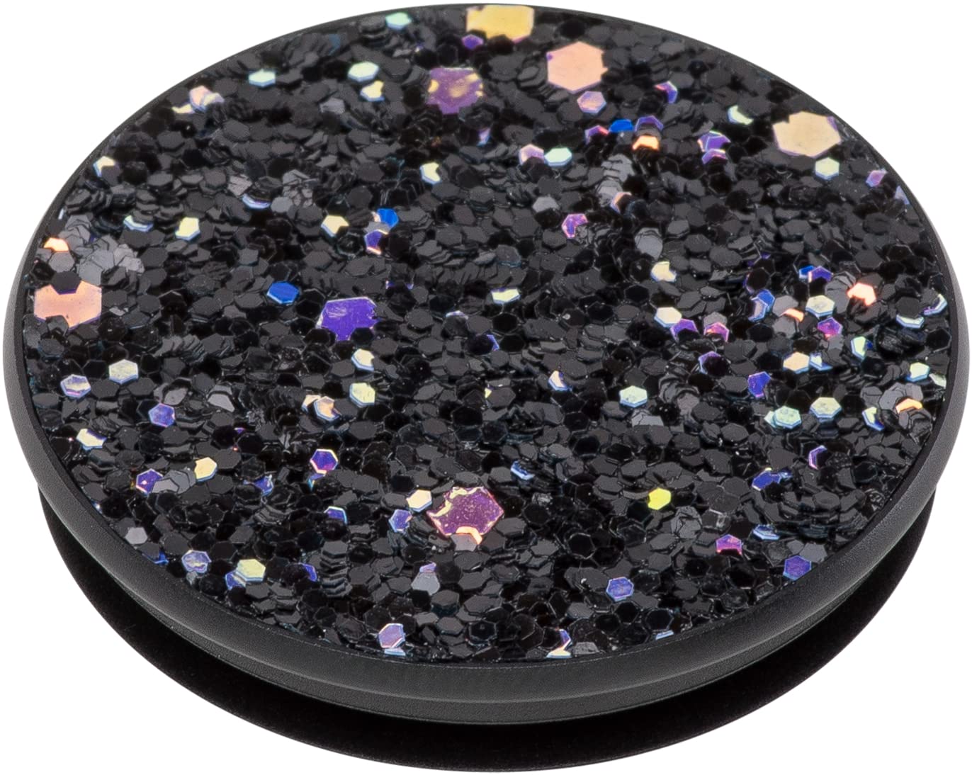 PopSockets Phone Grip with Expanding Kickstand, Glitter PopGrip - Sparkle Black