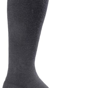 Sockwell Women's Twister Firm Graduated Compression Sock, Solid Black - M/L