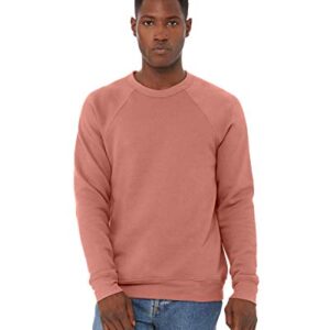 Bella + Canvas Unisex Sponge Fleece Crewneck Sweatshirt L MAUVE